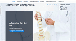 Desktop Screenshot of malmstromchiropractic.com